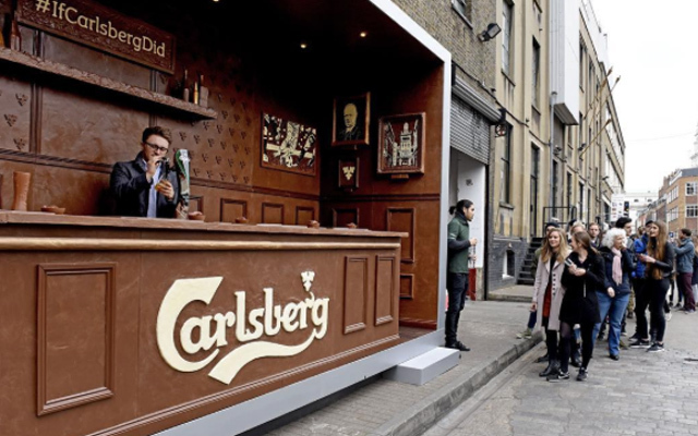 Carlsberg creates a chocolate bar for Easter 